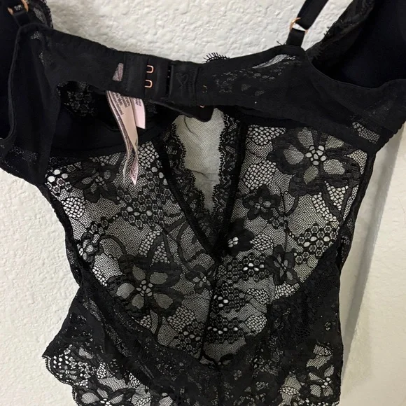 Victoria's Secret Black Lace Chemise - Picture 3 of 7